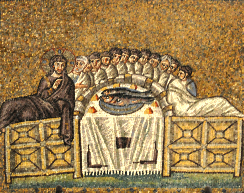 Sant'Apollinare Nuovo's Passion Cycle Detail, the Last Supper